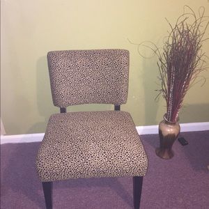 New cheetah chair